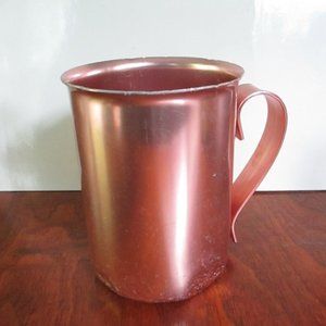 Bascal Copper Cup Vintage Aluminum Mug Indianapolis Indiana